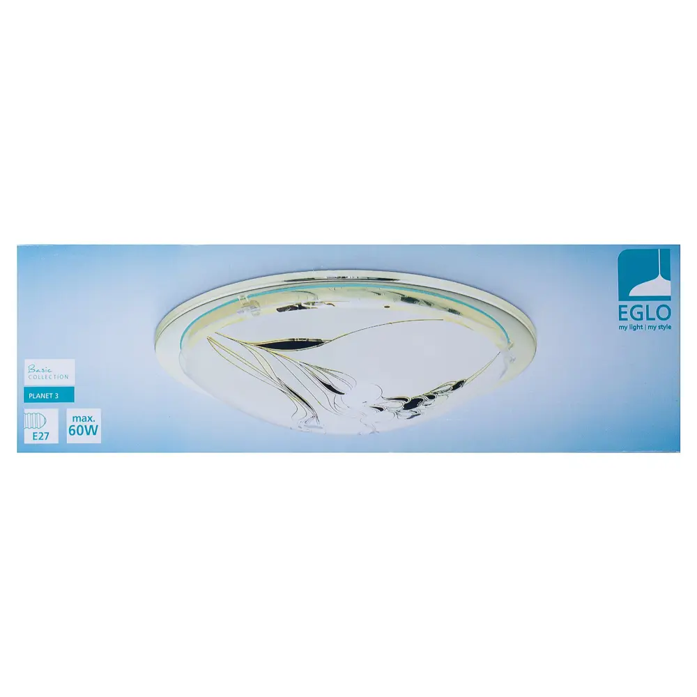 Светильник настенно-потолочный Planet 3 1xE27x60 Вт, цвет латунь Eglo STLM-2127755 - Вид №4