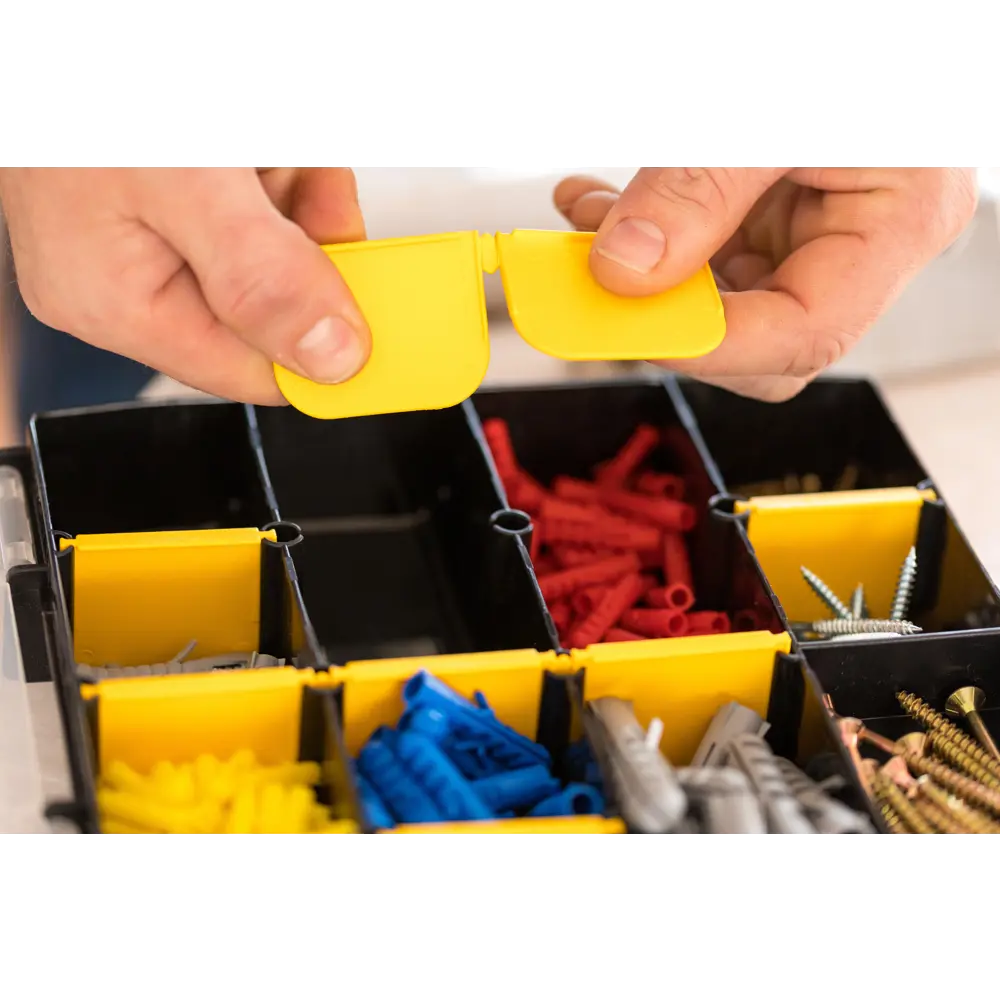 Органайзер Stanley Essential 14 для мелочей 35.7х4.8х22.9 см, цвет чёрный/жёлтый STLM-2112842 - Вид №7