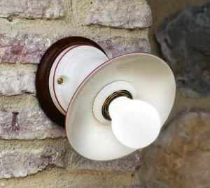 Aldo Bernardi Настенный светильник прямого и отраженного света из керамики Isola