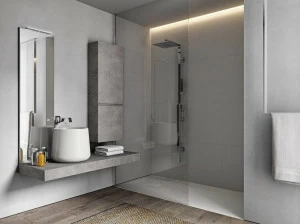 Ideagroup Полная мебель для ванных комнат из древесных материалов Cubik