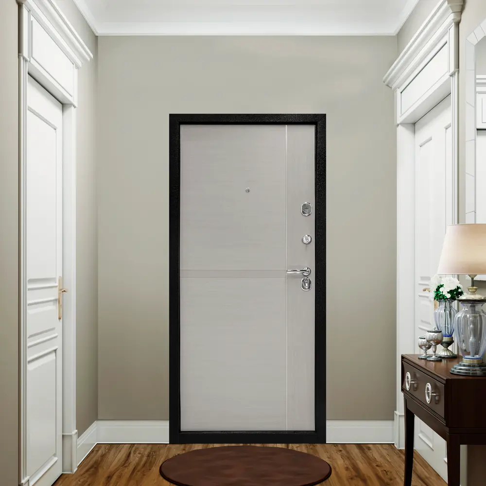 Металлическая входная дверь Форпост 75 с отделкой под бук 89350115 STLM-1357192 - Вид №15