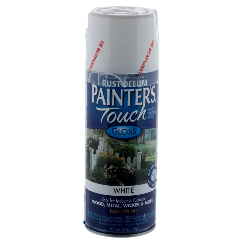 Краска аэрозольная Paint Touch глянцевая цвет белый 340 г RUST-OLEUM STLM-2113070 - Вид №1