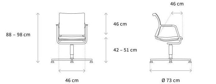 Спицевое вращающееся кресло Wagner ARCH-00078367 - Вид №2