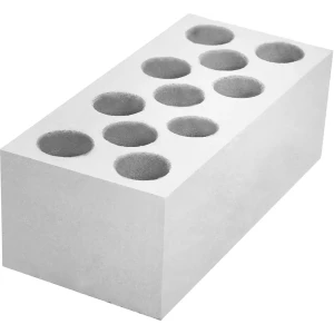 Кирпич рядовой силикатный Пустотелый M150 белый 250x120x88 мм 1,4 НФ