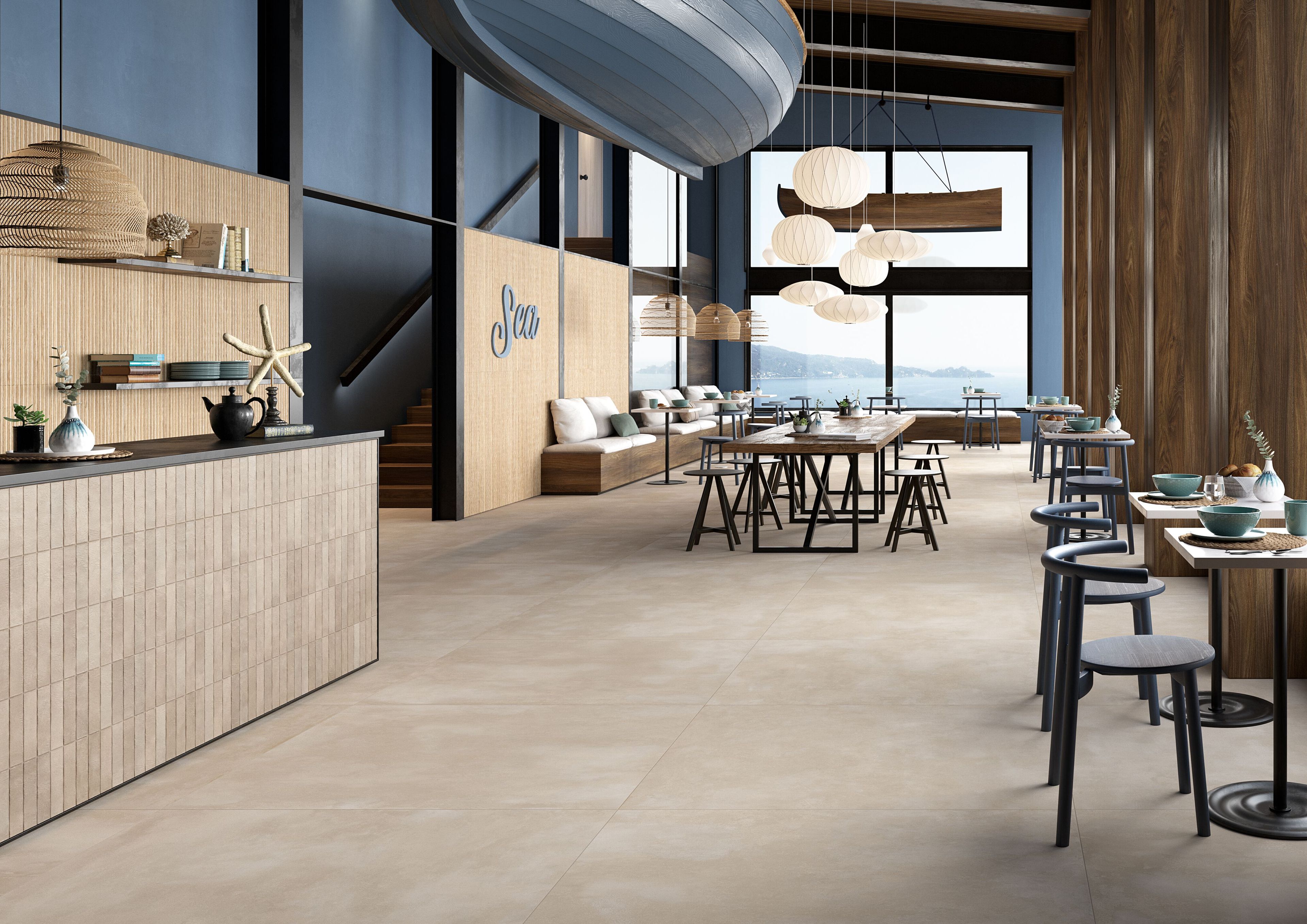 Пол / керамогранит с эффектом цемента Ceramica Rondine CRUDA ARCH-00075222 - Вид №11