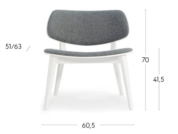 Мягкое кресло из бука Billiani Doll ARCH-00136979 - Вид №2