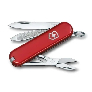 91348167 Нож-брелок Victorinox Classic SD Colors 0.6223.G пластиковый корпус 58 мм STLM-1463836