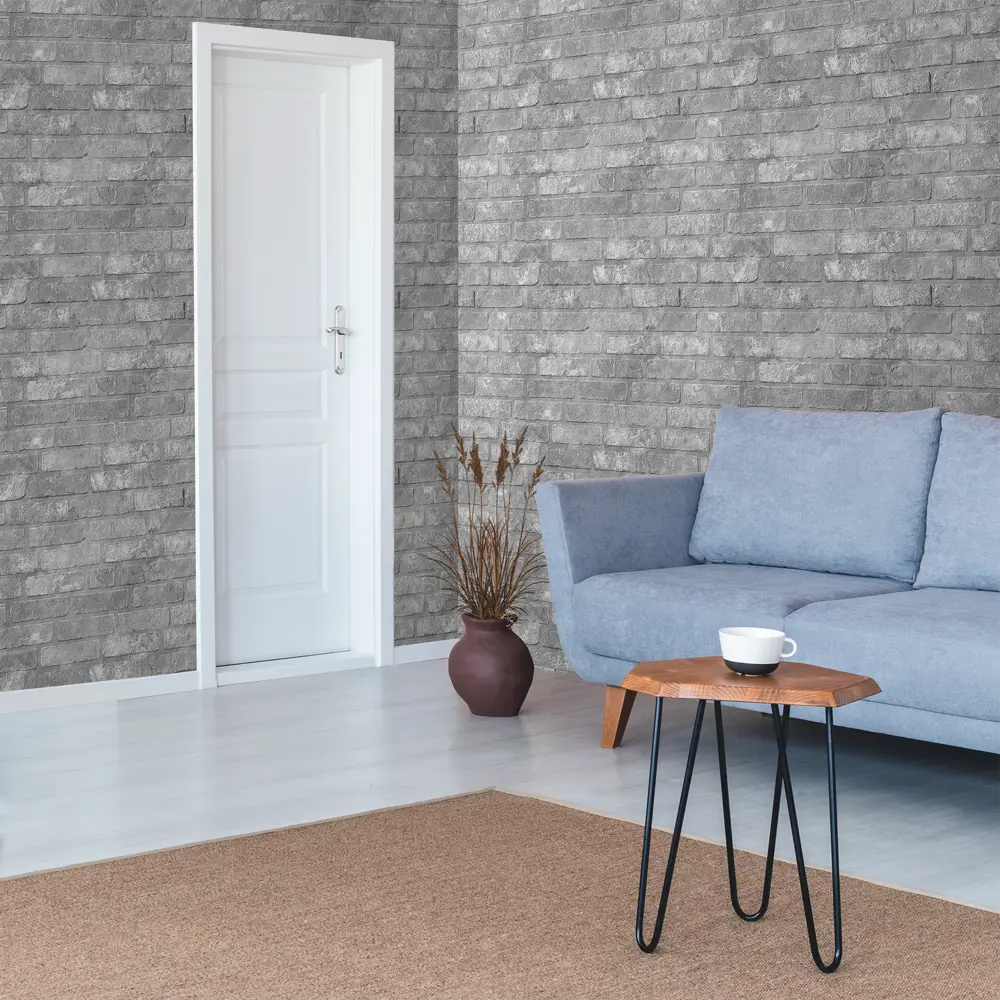 Обои флизелиновые Victoria Stenova ROCK&WAL серые 1.06 м 888858 STLM-2145304 - Вид №3