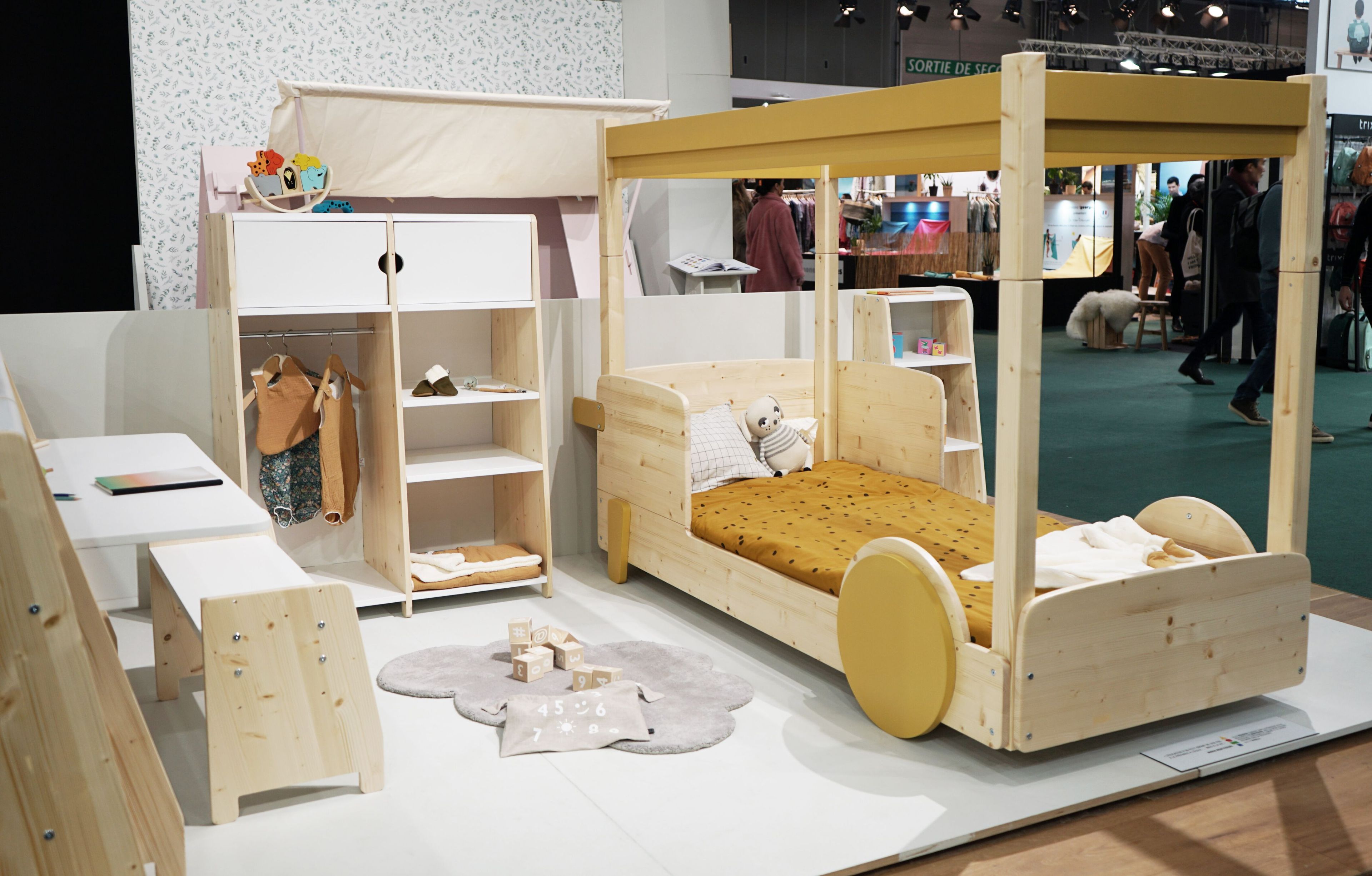 Деревянная односпальная кровать с балдахином Mathy by Bols ARCH-00085571 - Вид №10