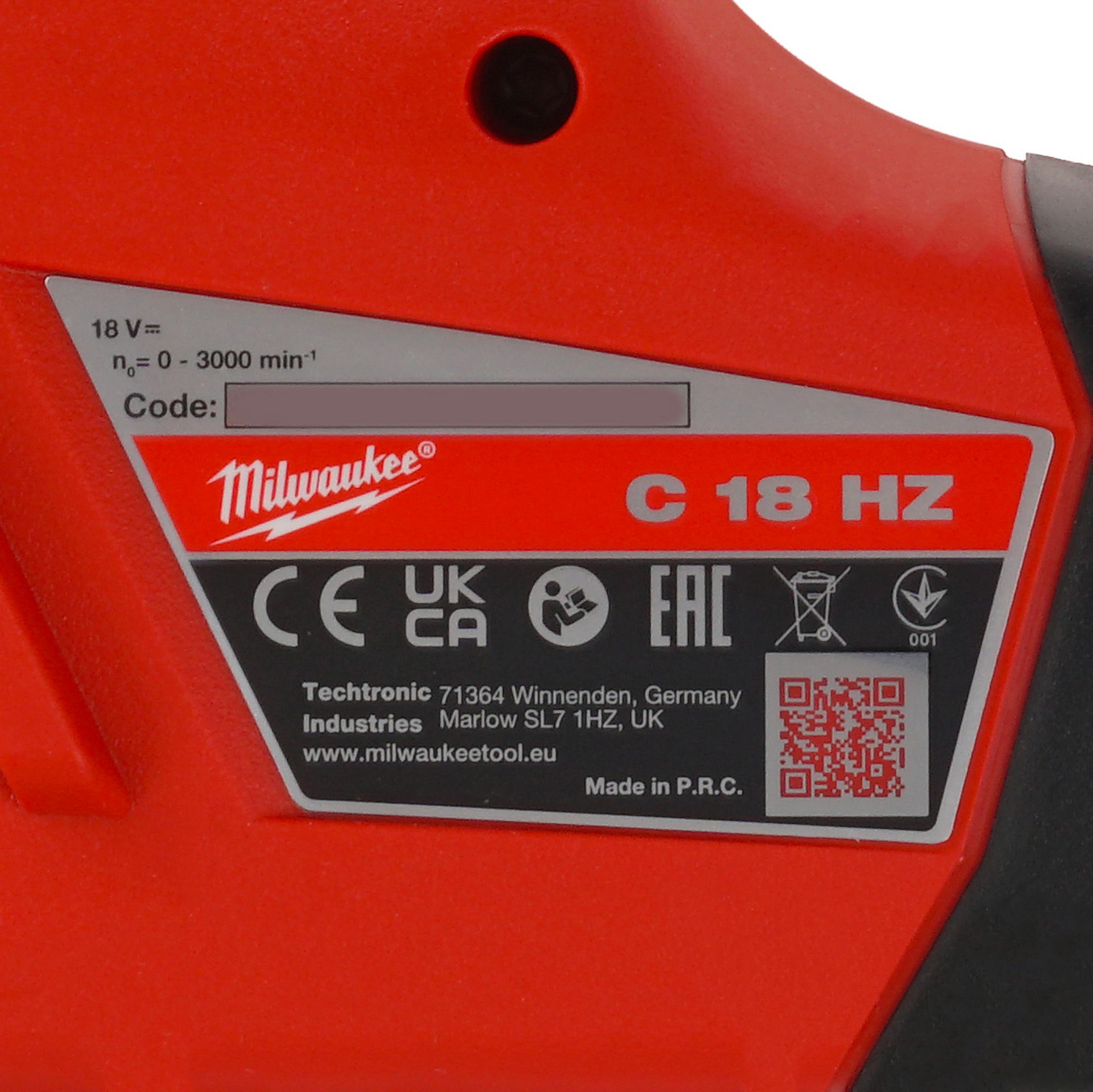 Сабельная пила Milwaukee C18 HZ-0   , Без ЗУ, Без АКБ 5477808 STDN-0130792 - Вид №2