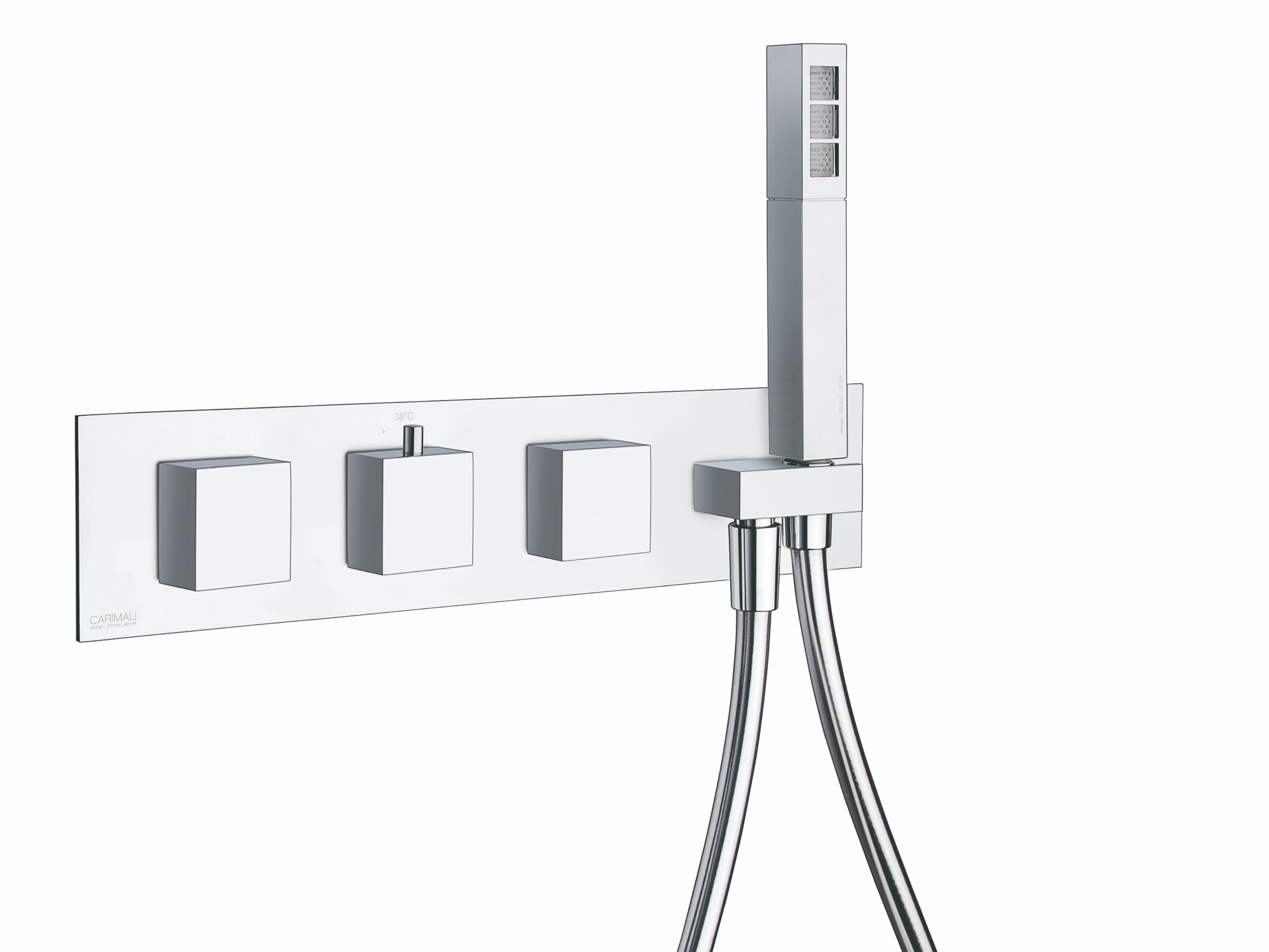 Встраиваемый термостатический смеситель для душа с ручным душем CARIMALI ilQuadro ARCH-00114270 - Вид №1