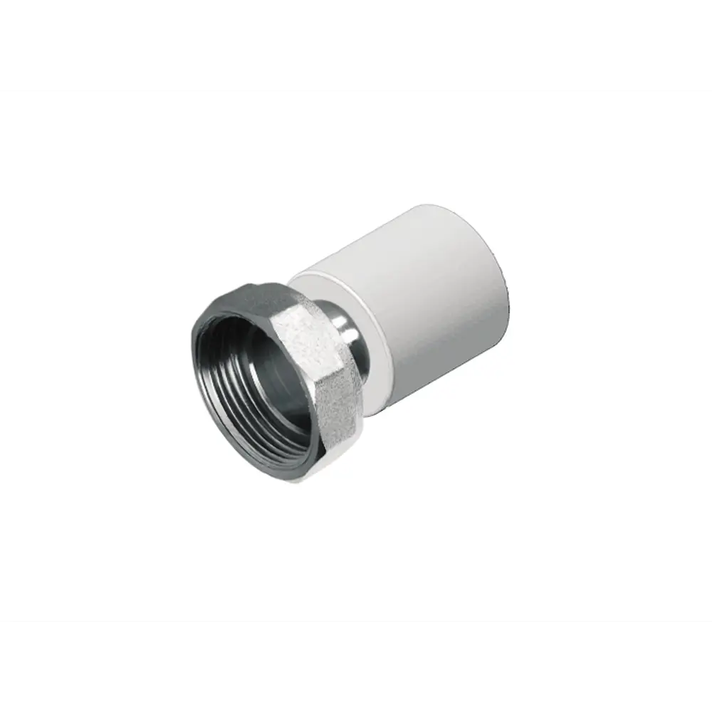 Муфта комбинированная Политэк 1/2"×20 мм для систем водоснабжения 86689644 STLM-1578325 - Вид №1