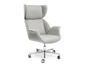 5-спицевое вращающееся офисное кресло с высокой спинкой