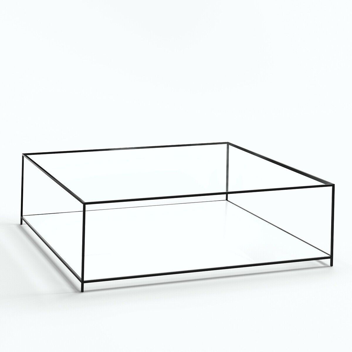 Квадратный низкий журнальный столик из закаленного стекла AMPM Сибил ARCH-00151383 - Вид №2