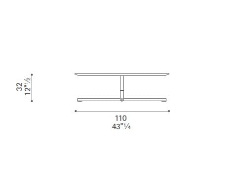 Круглый журнальный столик Poltrona Frau коллекция-столы и стулья ARCH-00137574 - Вид №3