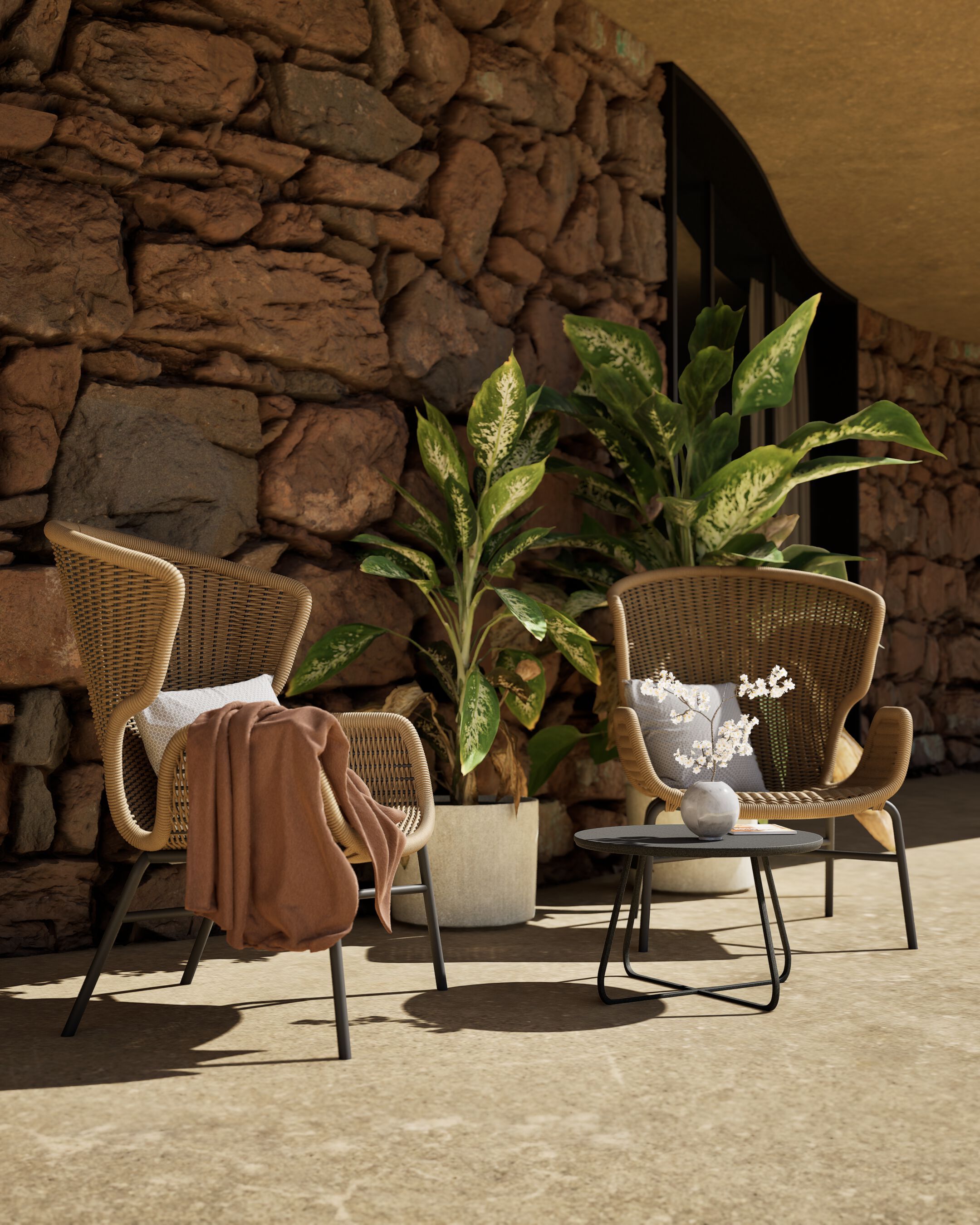 Садовое кресло с веревкой DRIGANI Бильбао ARCH-00056444 - Вид №1