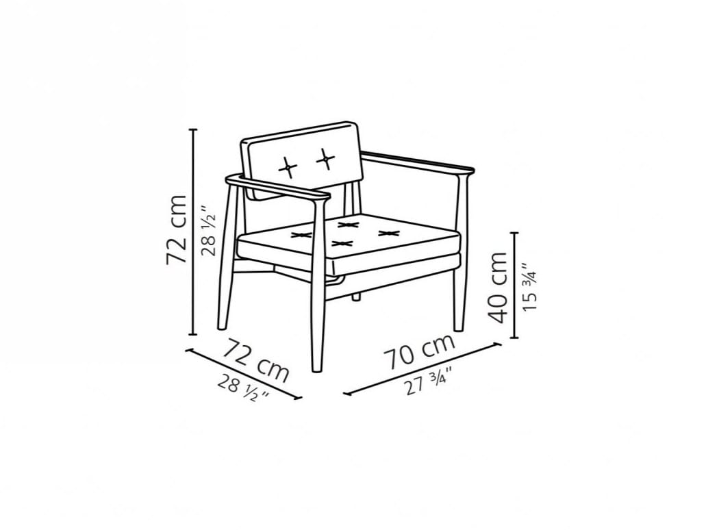 Тканевое кресло с подлокотниками Casamilano Arne ARCH-00088958 - Вид №4