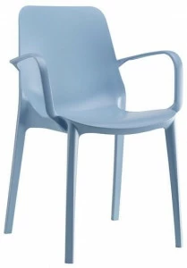 SCAB DESIGN Штабелируемый стул из технополимера с подлокотниками Ginevra