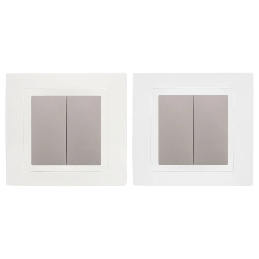 Выключатель встраиваемый Systeme Electric Unica 2 клавиши, цвет белый STLM-2207161 - Вид №2