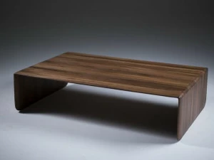 Artisan Низкий прямоугольный журнальный столик из массива дерева Invito