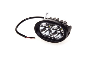 15970682 Светодиодная фара OFF ROAD овальная 12V/24V 20W 6000К, дальний свет S07201050 SKYWAY