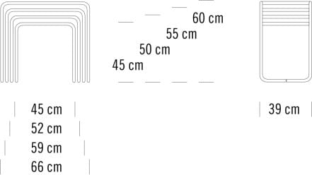 Журнальный столик из МДФ THONET B 9 ARCH-00150590 - Вид №6