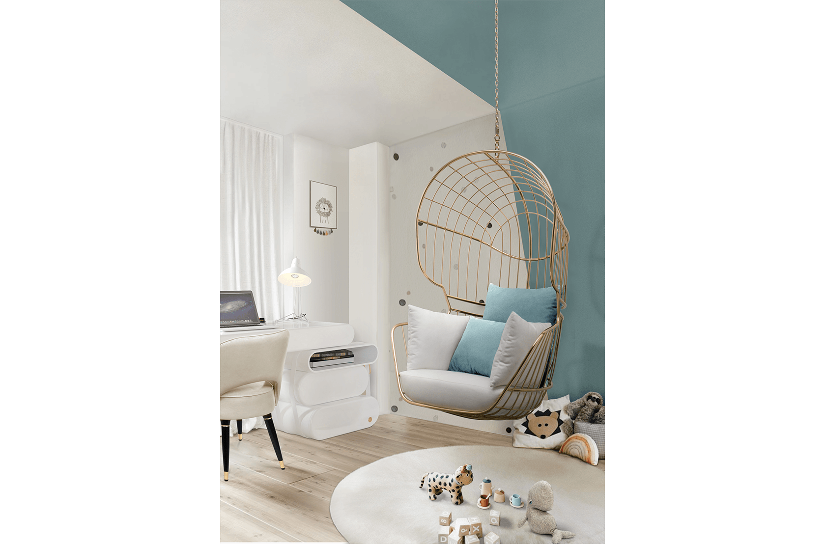 CIST532 Детское подвесное кресло Нодо Circu  - Вид №8