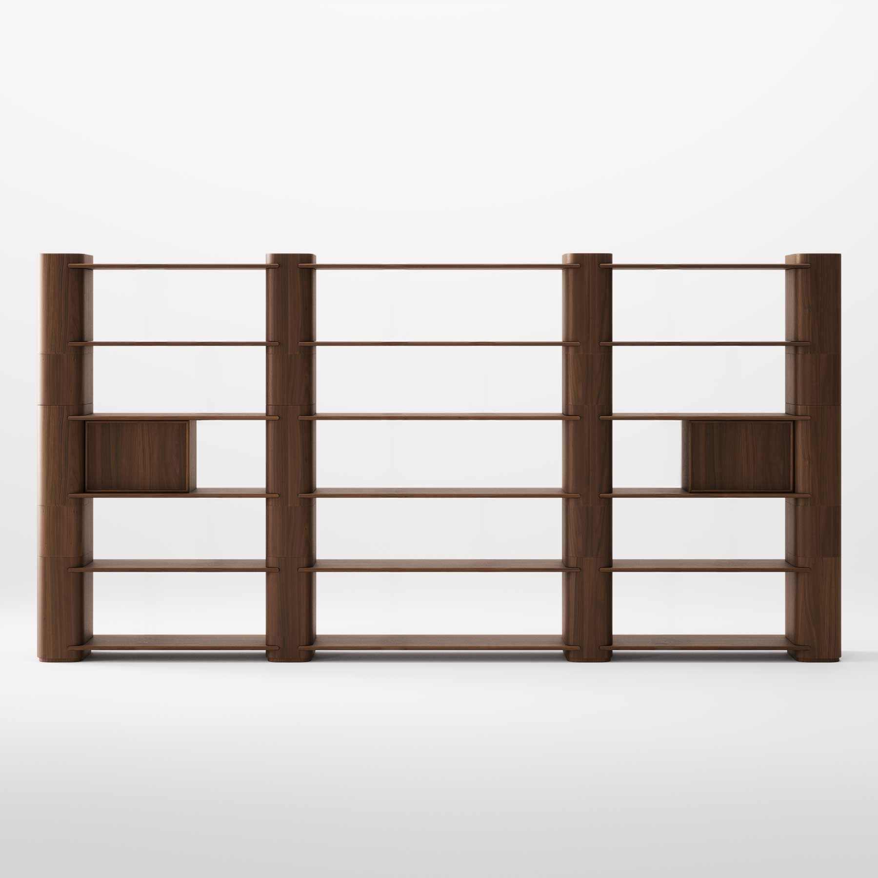 Деревянный самонесущий модульный книжный шкаф Wewood Path ARCH-00032308 - Вид №33