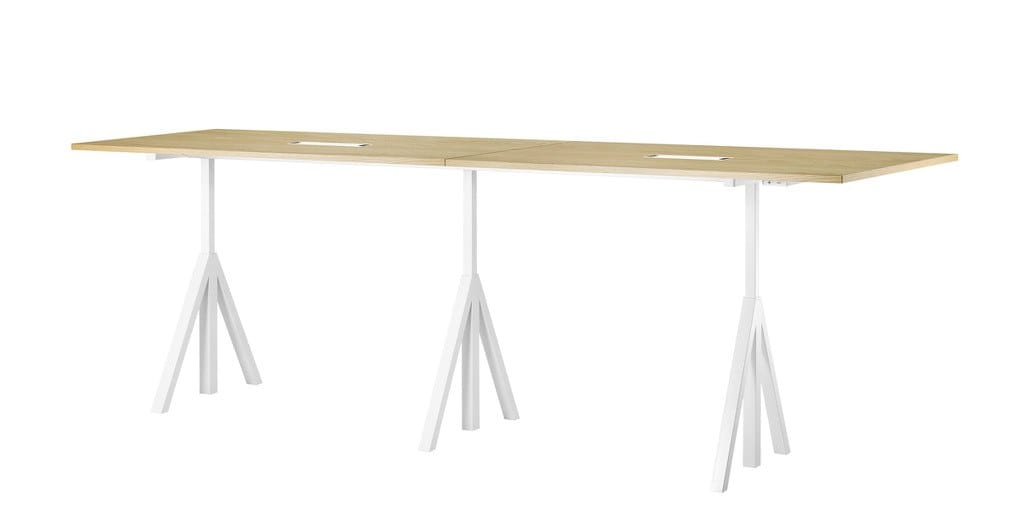 Стол для совещаний с регулируемой высотой из стали и дерева String Furniture Works ARCH-00098240 - Вид №3