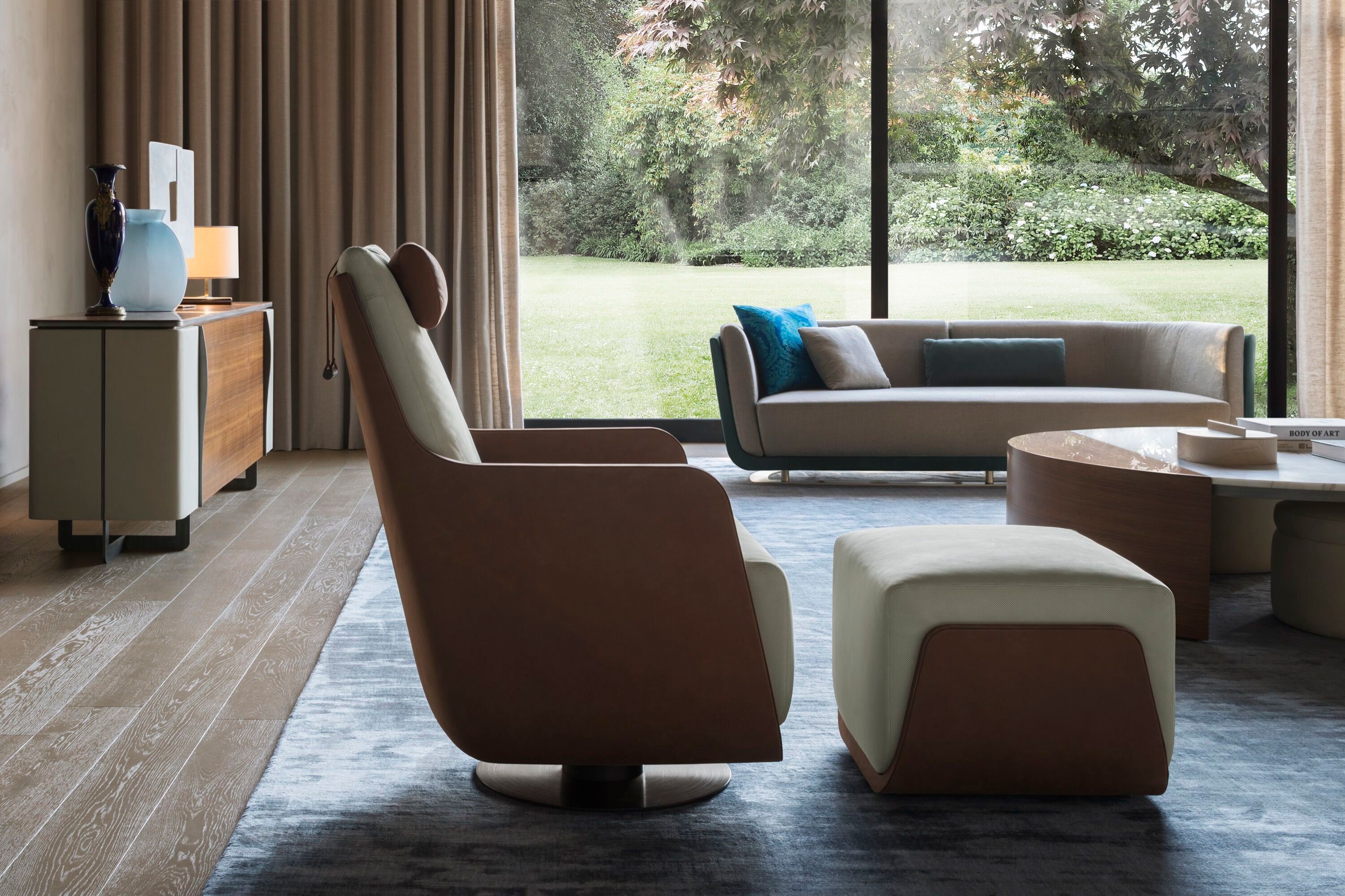 Деревянный двухсторонний низкий сервант OAK New York Suite ARCH-00136316 - Вид №5