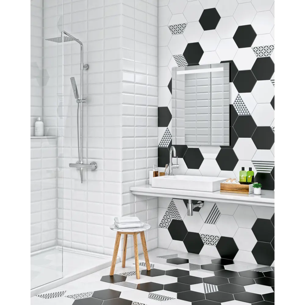 Керамическая плитка ARTENS Roissy белая матовая 9.9x20 см 86844281 STLM-0071973 - Вид №4