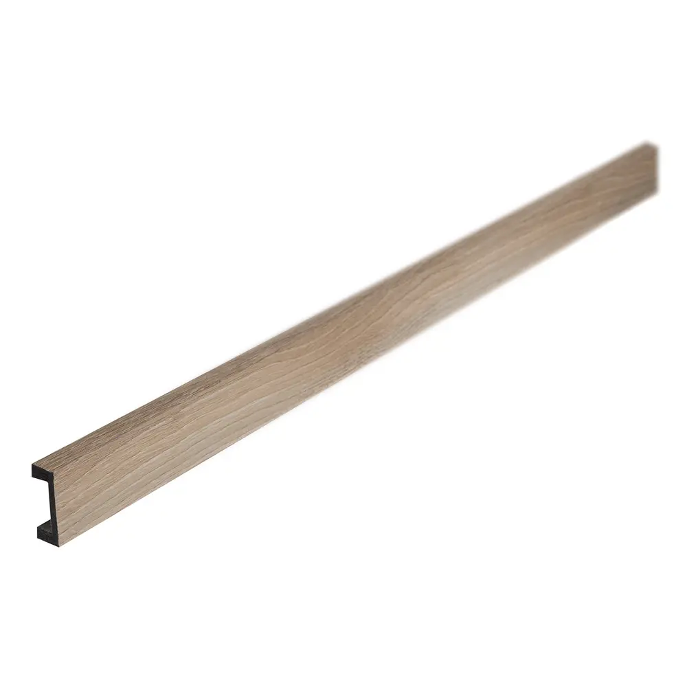 Рейка настенно-потолочная полистирол ударопрочный Decor-Dizayn 618-90 орех 15x40x3000 мм STLM-2059166 - Вид №2