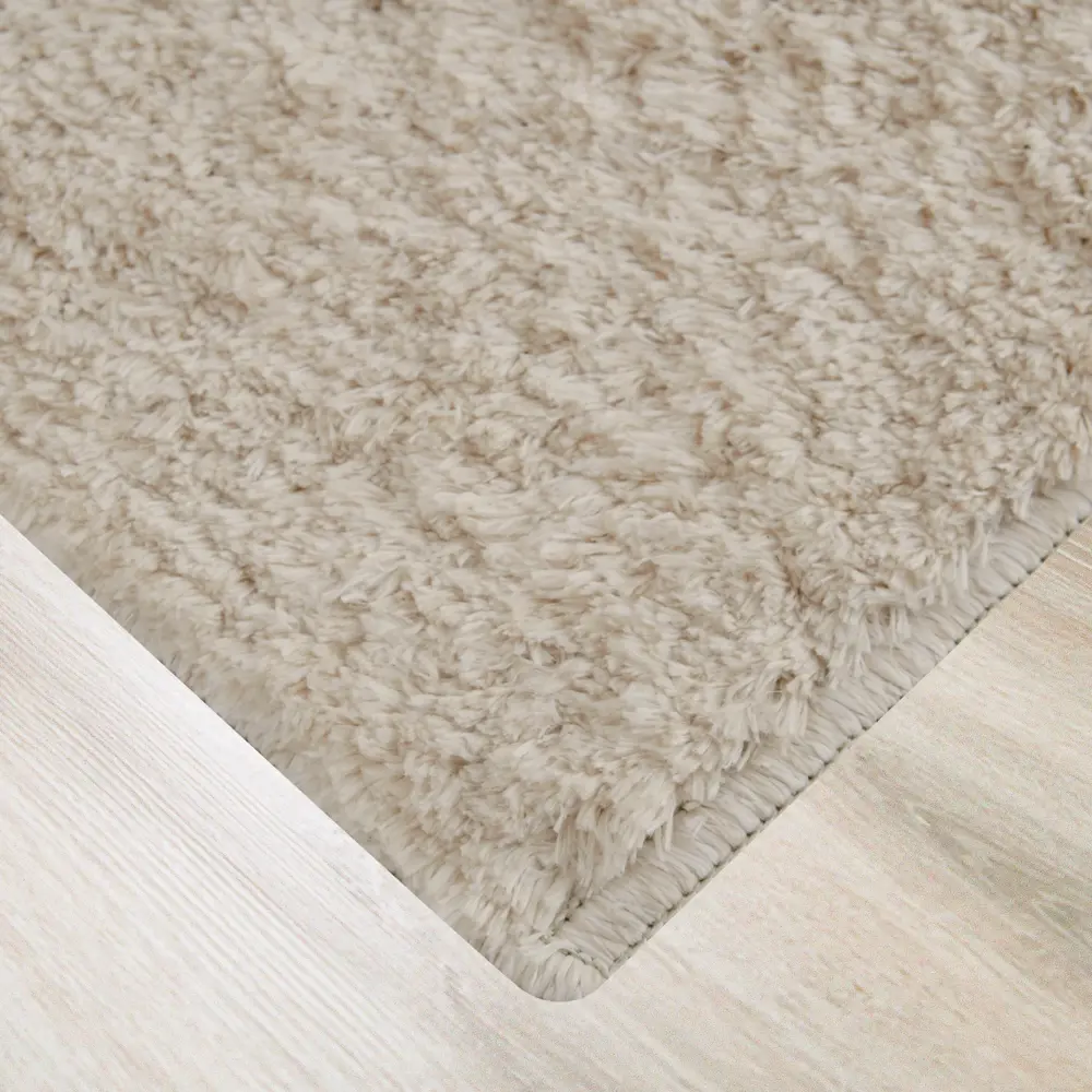 Ковер полиэстер Мирра Шагги 60x90 см цвет бежевый CTIM STLM-2087763 - Вид №1