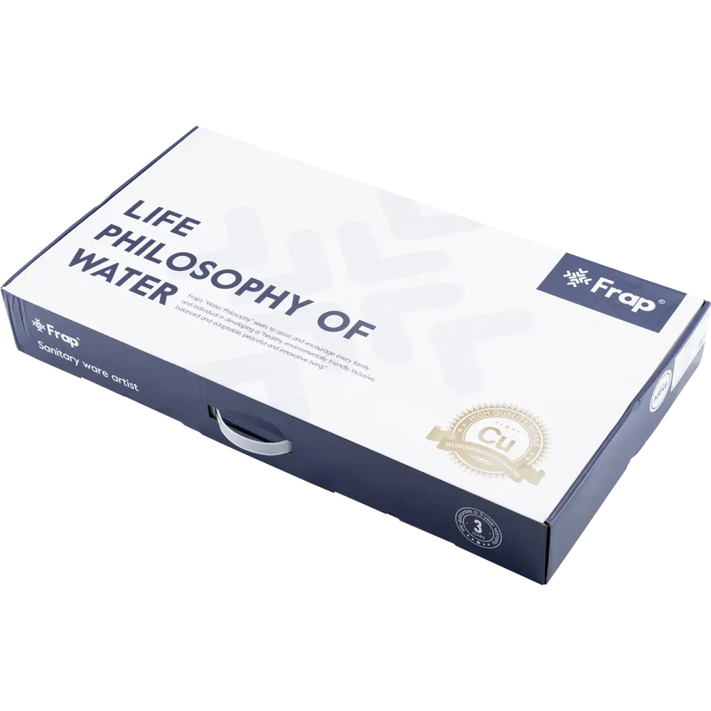 Душевая система FRAP Arne с термостатом - черный хром 89370460 STLM-1390681 - Вид №18