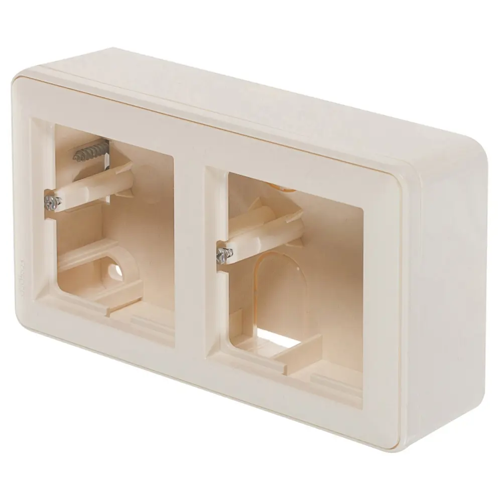 Подъемная коробка SYSTEME ELECTRIC W59 для наружного монтажа розеток 18799421 STLM-0012763