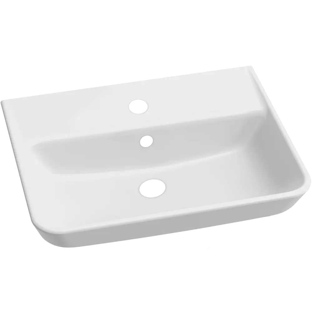 Раковина Jacob Delafon Struktura 65x48 см фарфор, цвет белый STLM-2180500 - Вид №4