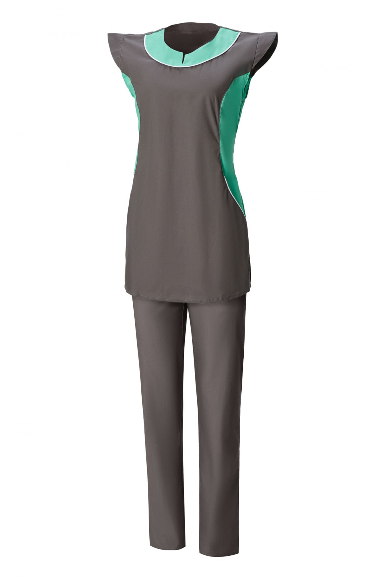 69310 Костюм "Лига" цвет темно-серый с салатовым  Медицинская одежда  размер 66 Спецодежда 