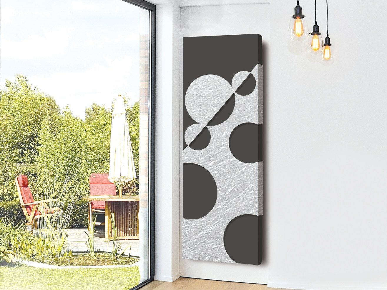 Алюминиевый полотенцесушитель Termo Design двойная пластина-серебряная фольга ARCH-00071753 - Вид №4