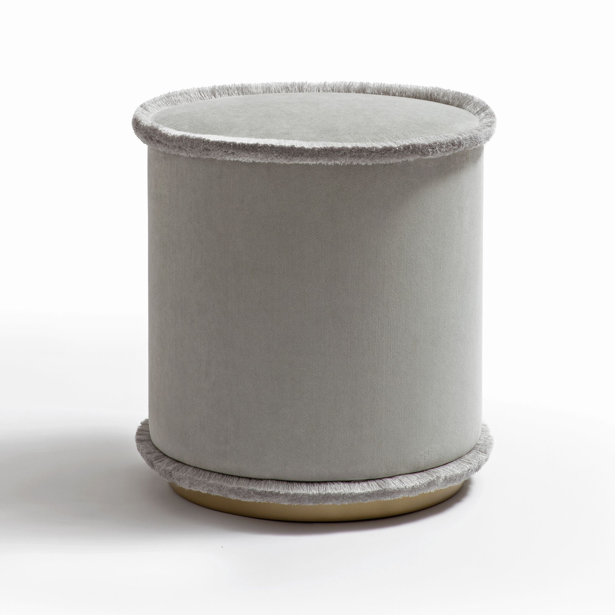 Круглый бархатный пуф LO DECOR IL Pouf Tone on Tone ARCH-00009870