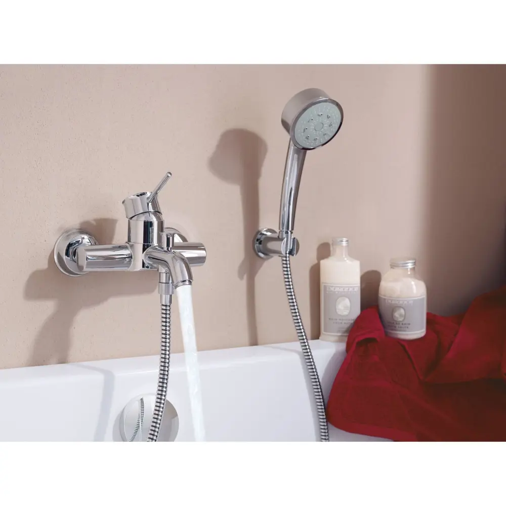 Смеситель для ванны Grohe BauClassic однорычажный цвет хром STLM-2096045 - Вид №5