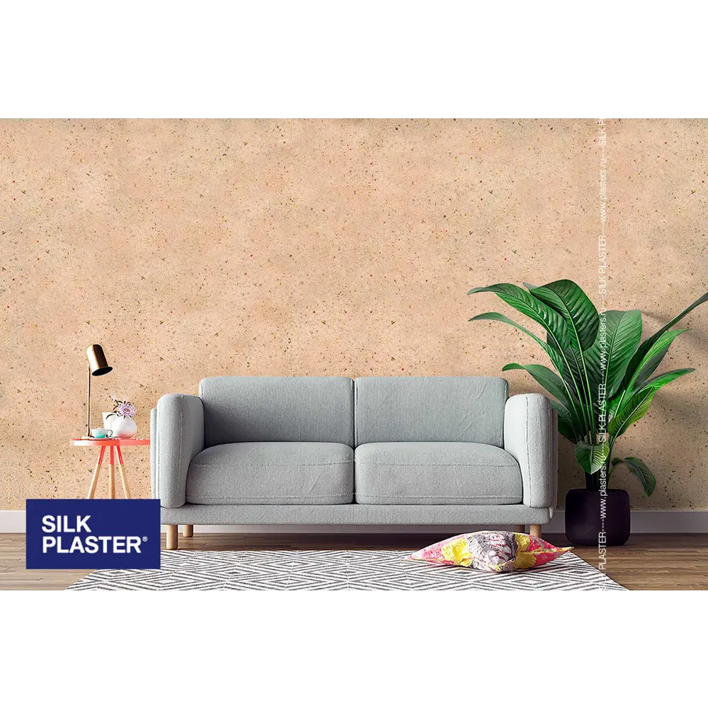 Жидкие обои Silk Plaster Absolute А241 1.44 кг цвет розово-бежевый 82736042 STLM-2129577  - Вид №3