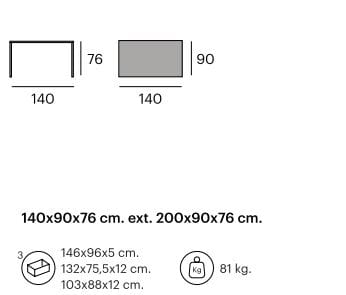 Выдвижной прямоугольный стол Pilma TENS ARCH-00001177 - Вид №5