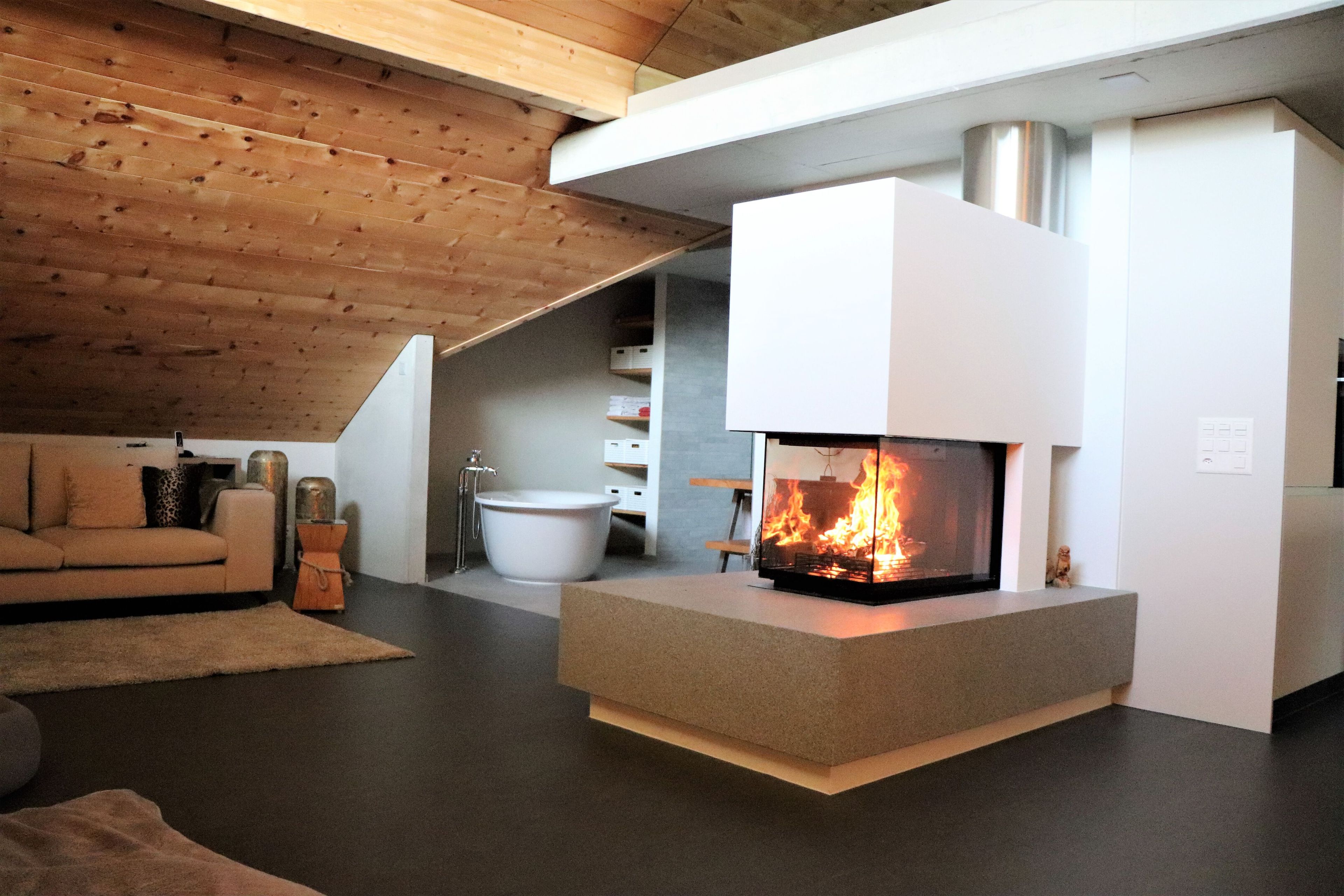 Дровяной камин с тройным фасадом RÜEGG RIII 55x56x80 Star ARCH-00140416 - Вид №1