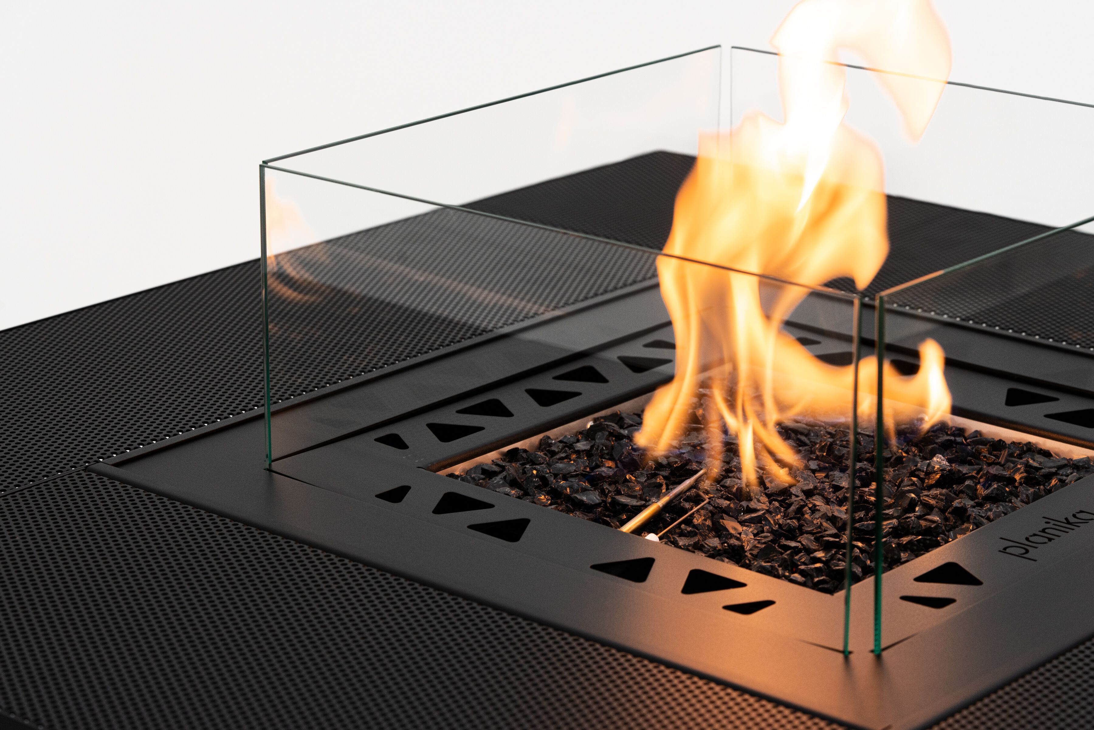 Открытый газовый камин Planika SQUARE TABLE HIGH ARCH-00098062 - Вид №1