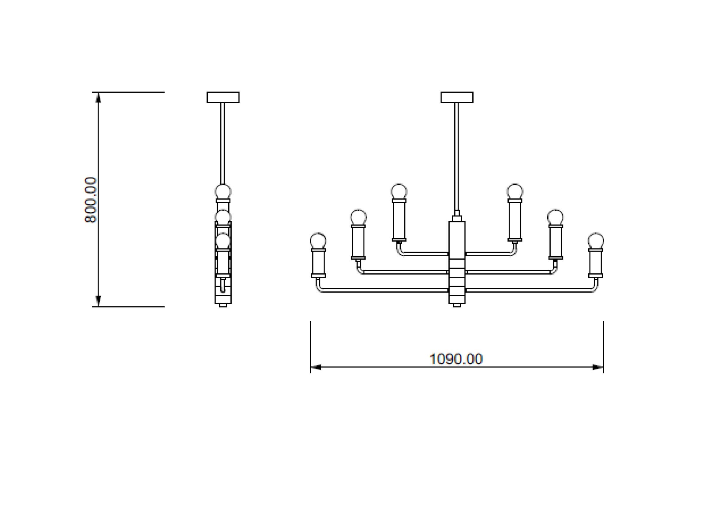 Металлический светодиодный подвесной светильник Lampex Italiana Lumen ARCH-00144234 - Вид №2