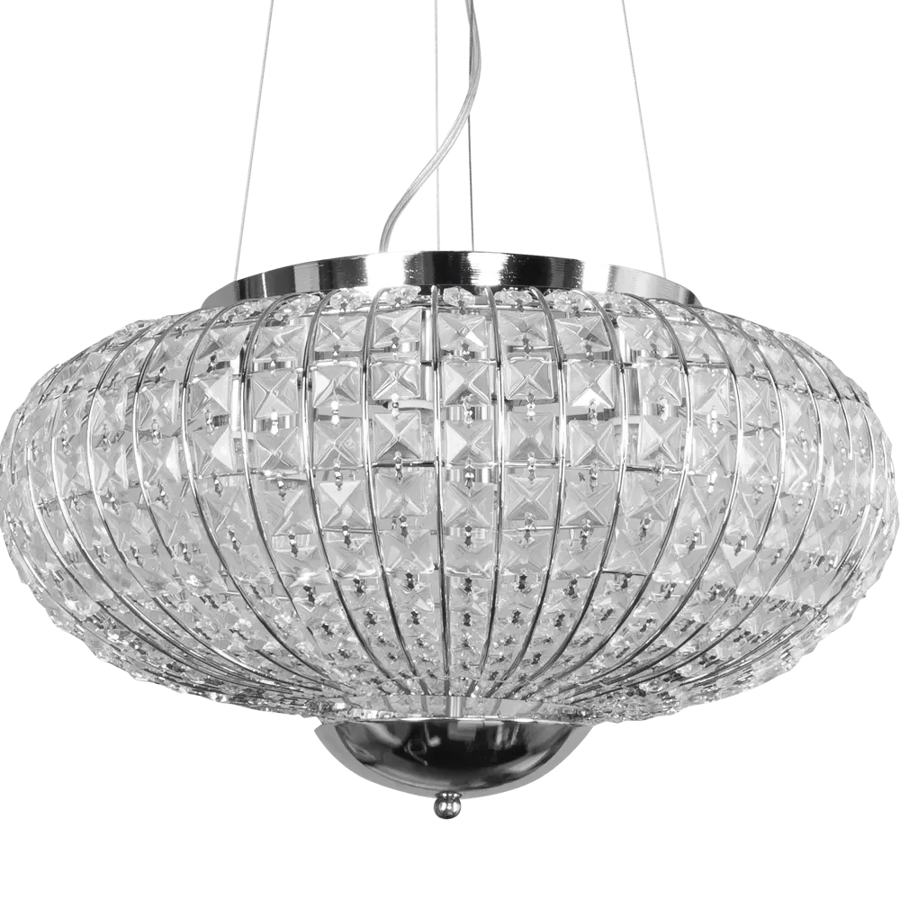 Подвесной светильник Ursula 6хЕ14х40 Вт цвет хром Toplight STLM-2091933 - Вид №1