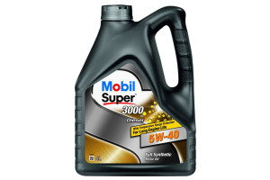 16500051 Моторное масло Super 3000 X1 Diesel синтетическое, 5W-40, 4 л 152572 MOBIL