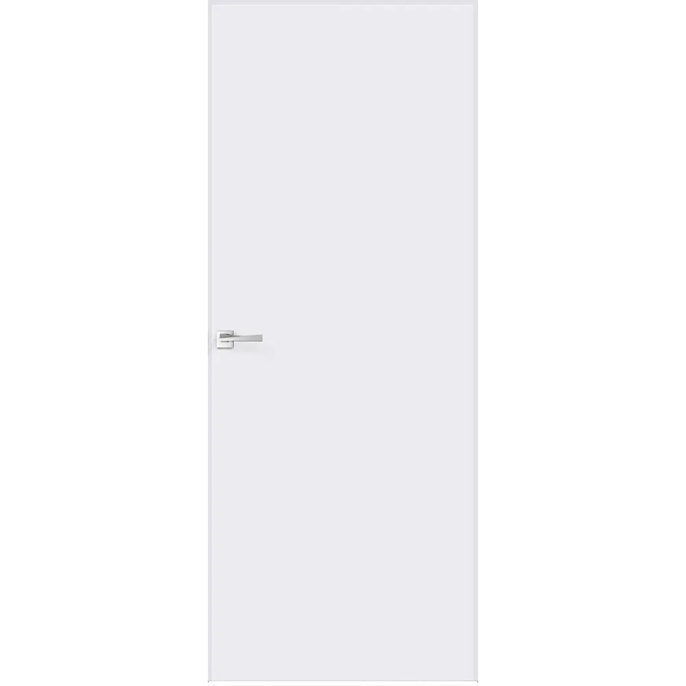 Дверь межкомнатная глухая Invisible 70x200 см левая под покраску (с замком) 85599871 STLM-2095947 VELLDORIS 
