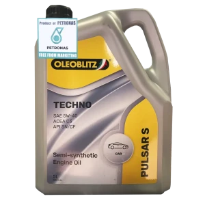 Моторное масло Petronas OleoBlitz Pulsar S TECHNO 5W-40 синтетическое 4/5 л