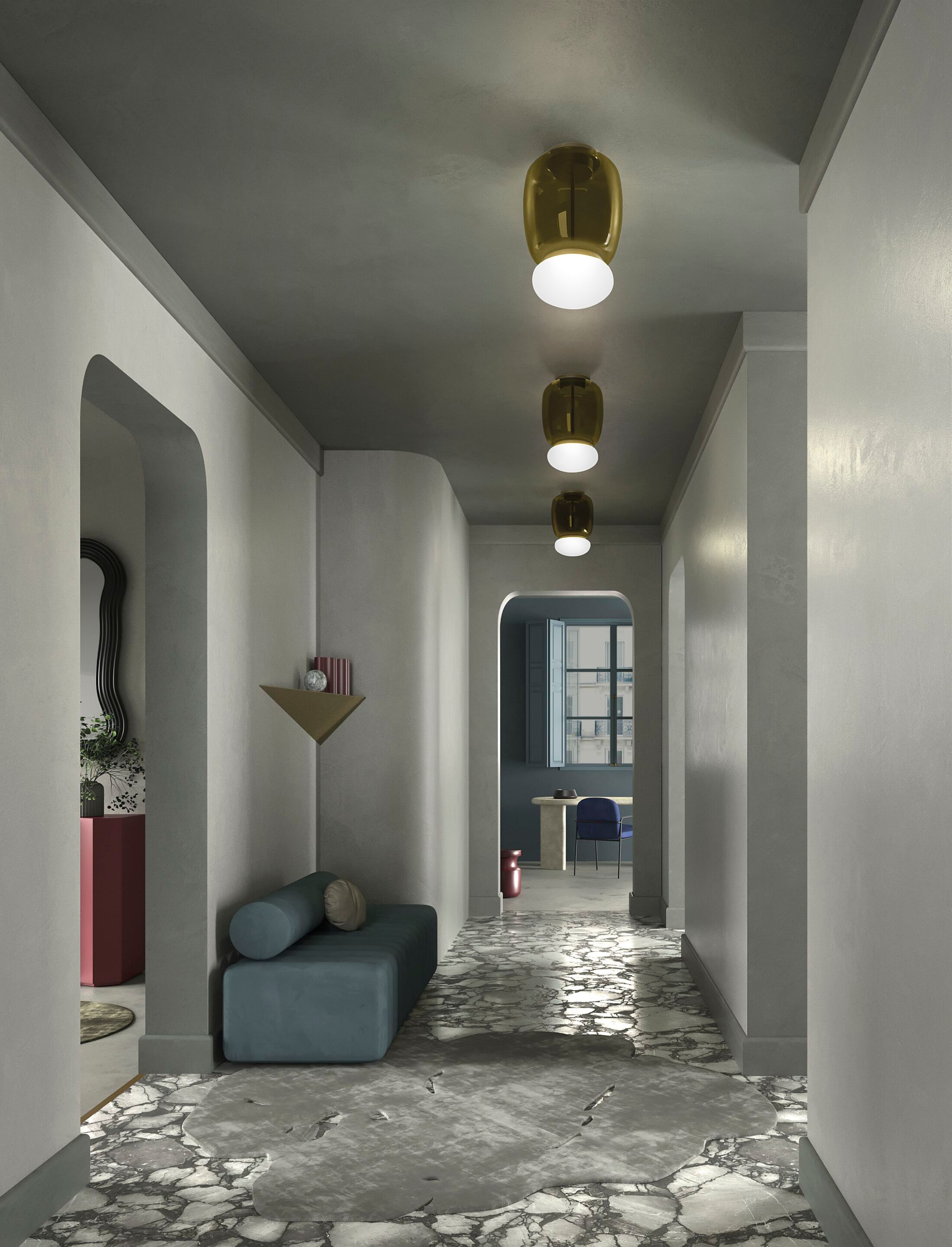 Стеклянный потолочный светильник Vetreria Vistosi Маяк ARCH-00057925 - Вид №2